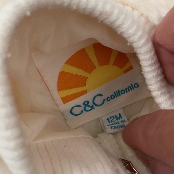 c&C‎ California girls Zip Front Fluffy Coat. 2T - Picture 3 of 4